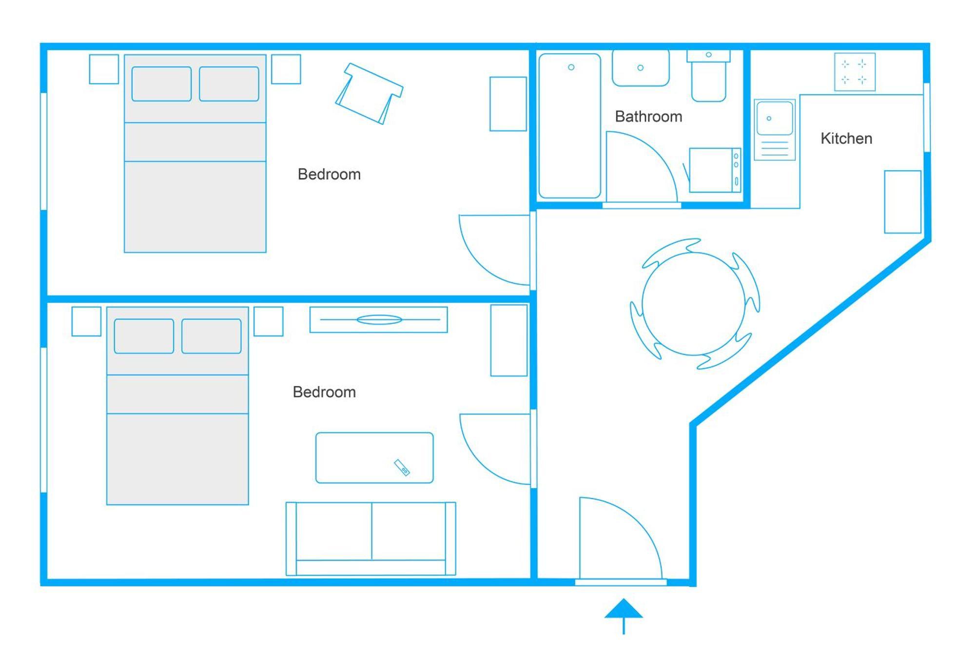 The Uckermuender - 2 Bed Up To 4 People Апартаменты Берлин